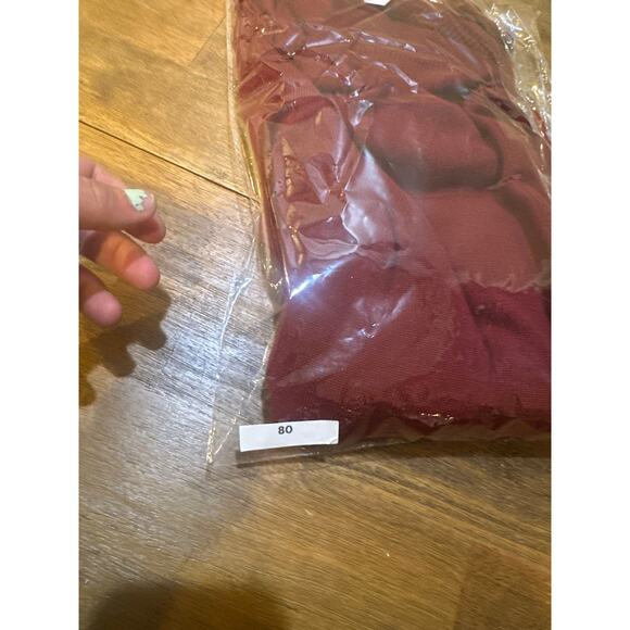 Charter Club Red Boyfriend Cardigan merino wool M preppy college old money - Picture 11 of 11